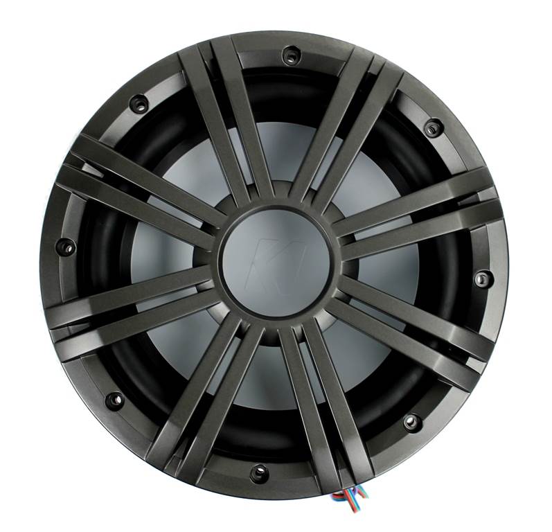 Kicker 41KMW104LC 10" 150 Watt Marine/Boat LED Subwoofer Sub KM10+6.5" Speakers