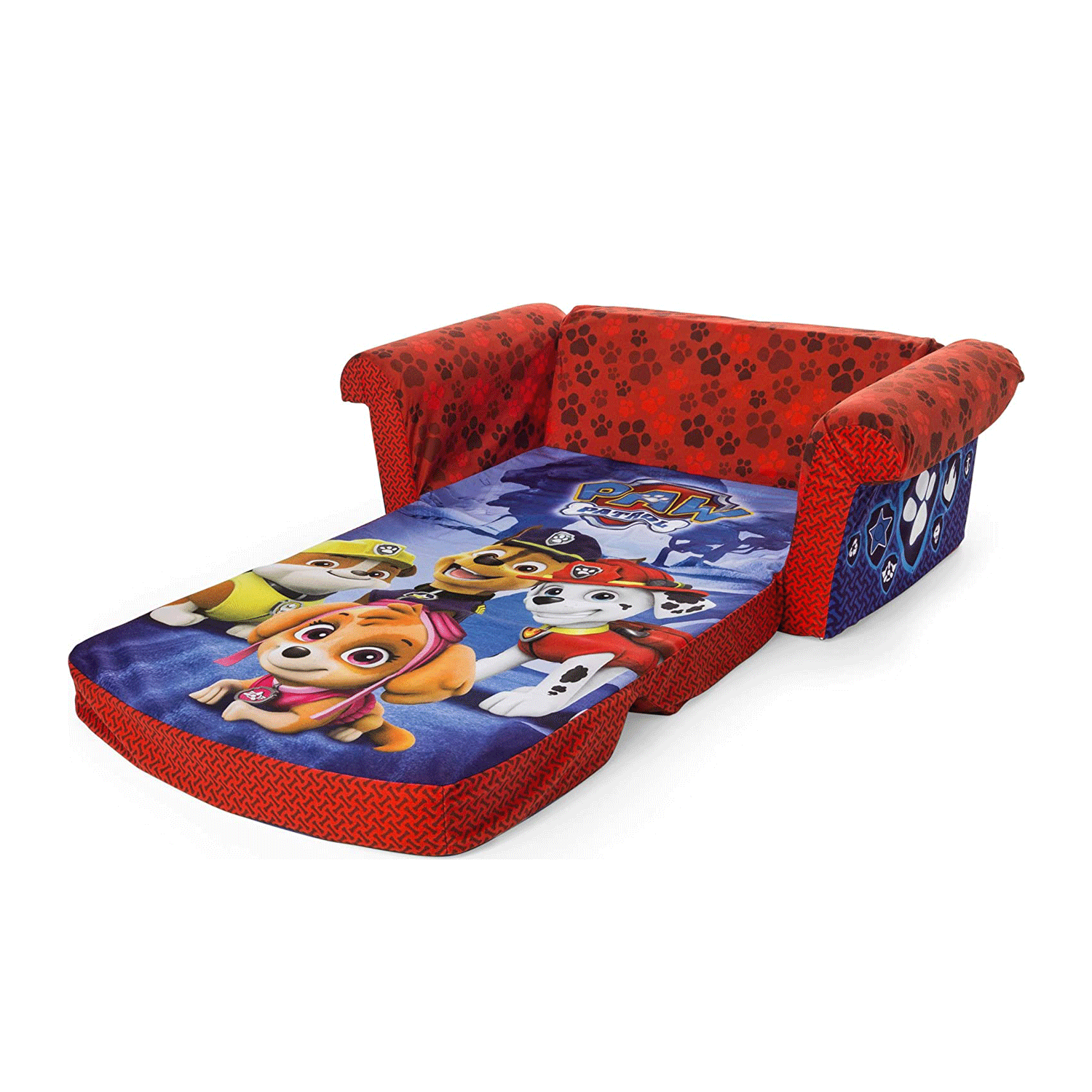 Marshmallow Furniture Paw Patrol Comfy 2-in-1 Flip Open Couch Bed Kid Furniture (Refurbished)