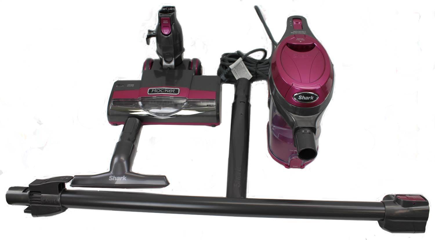 Shark Refurbished Rocket Ultralight Upright Swivel Vacuum, Fuchsia (Open Box)