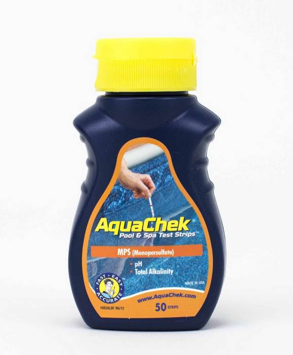 100) AquaChek Orange 561682A Swimming Pool Spa Monopersulfate 3-in-1 Test Strips