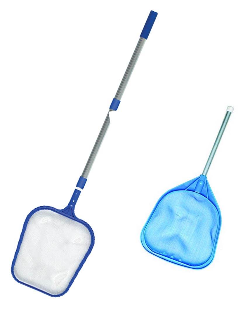 HydroTools 4' Telescopic Leaf Debris Swimming Pool Skimmer w/ 12" Spa Handle Net