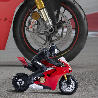 Upriser Ducati Authentic Panigale V4 S Remote Control Motorcycle with Rider