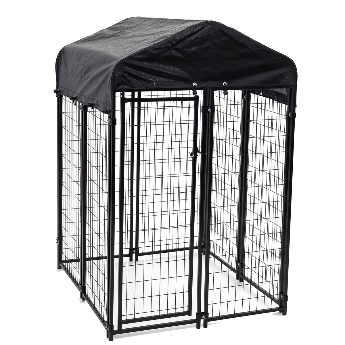 Lucky Dog Uptown 4 x 4 x 6 Foot Outdoor Covered Heavy Duty Dog Cage Pen (Used)
