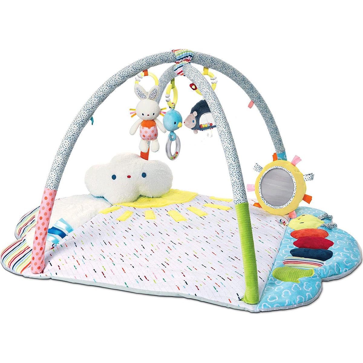 GUND Baby Tinkle Crinkle and Friends Arch Activity Gym Sensory Plush Playmat - VMInnovations