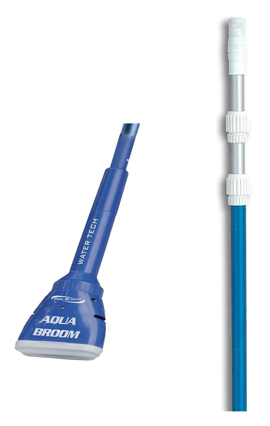 Pool Blaster Aqua Broom Pool Spa Suction Cleaner Vacuum w/ 7-21' Telescopic Pole