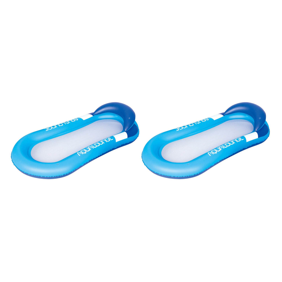 Bestway Contoured Aqua Lounge Inflatable Swimming Pool Float, 2 Pack | 43103E