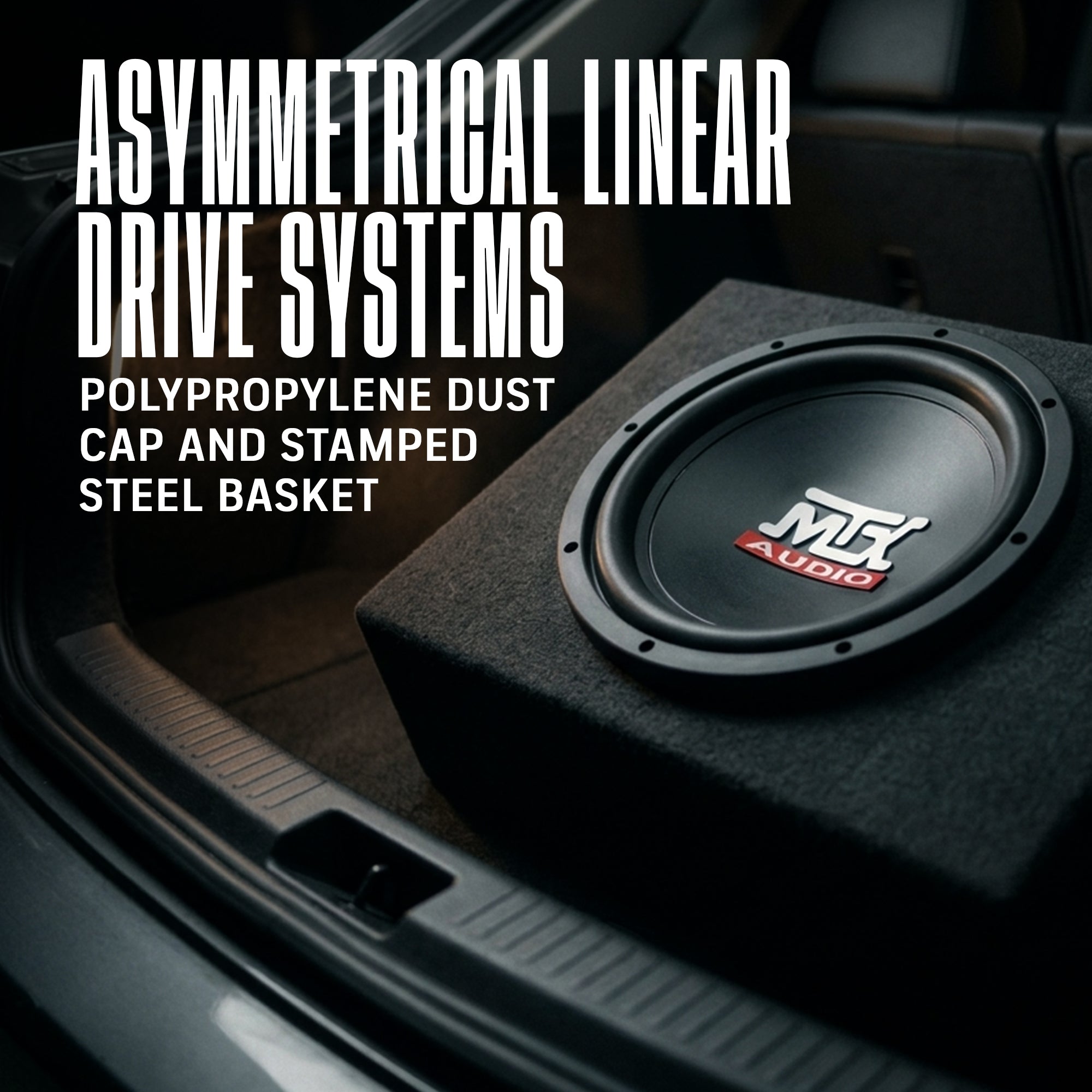 Mtx Audio 10" 300W 84.9 dB 4 OHM Single Coil Car Subwoofer TN10-04 (Open Box)