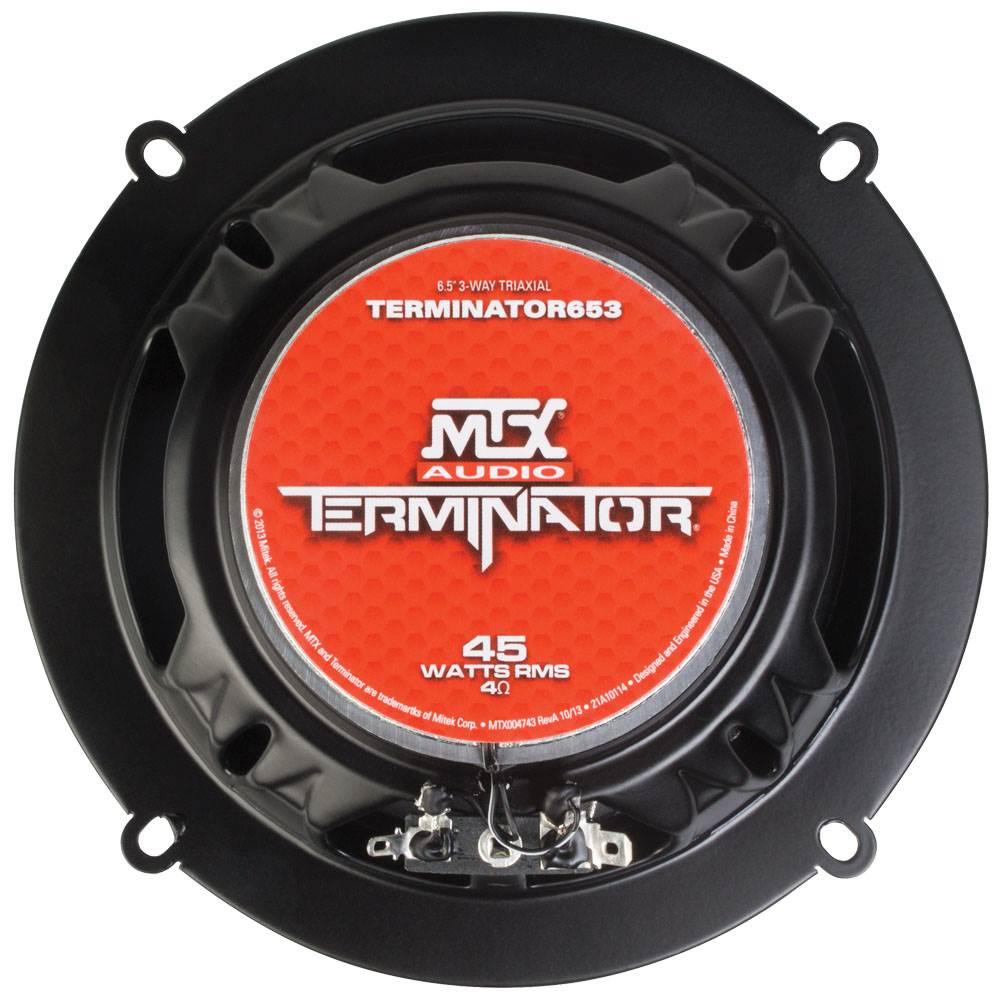 4) New MTX TERMINATOR653 6.5" 90W Car Speakers Stereo + Boss 506UA MP3 CD Player