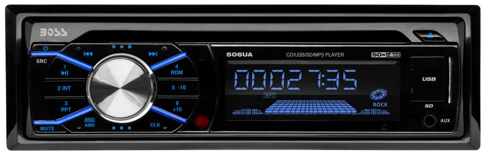 4) New MTX TERMINATOR653 6.5" 90W Car Speakers Stereo + Boss 506UA MP3 CD Player