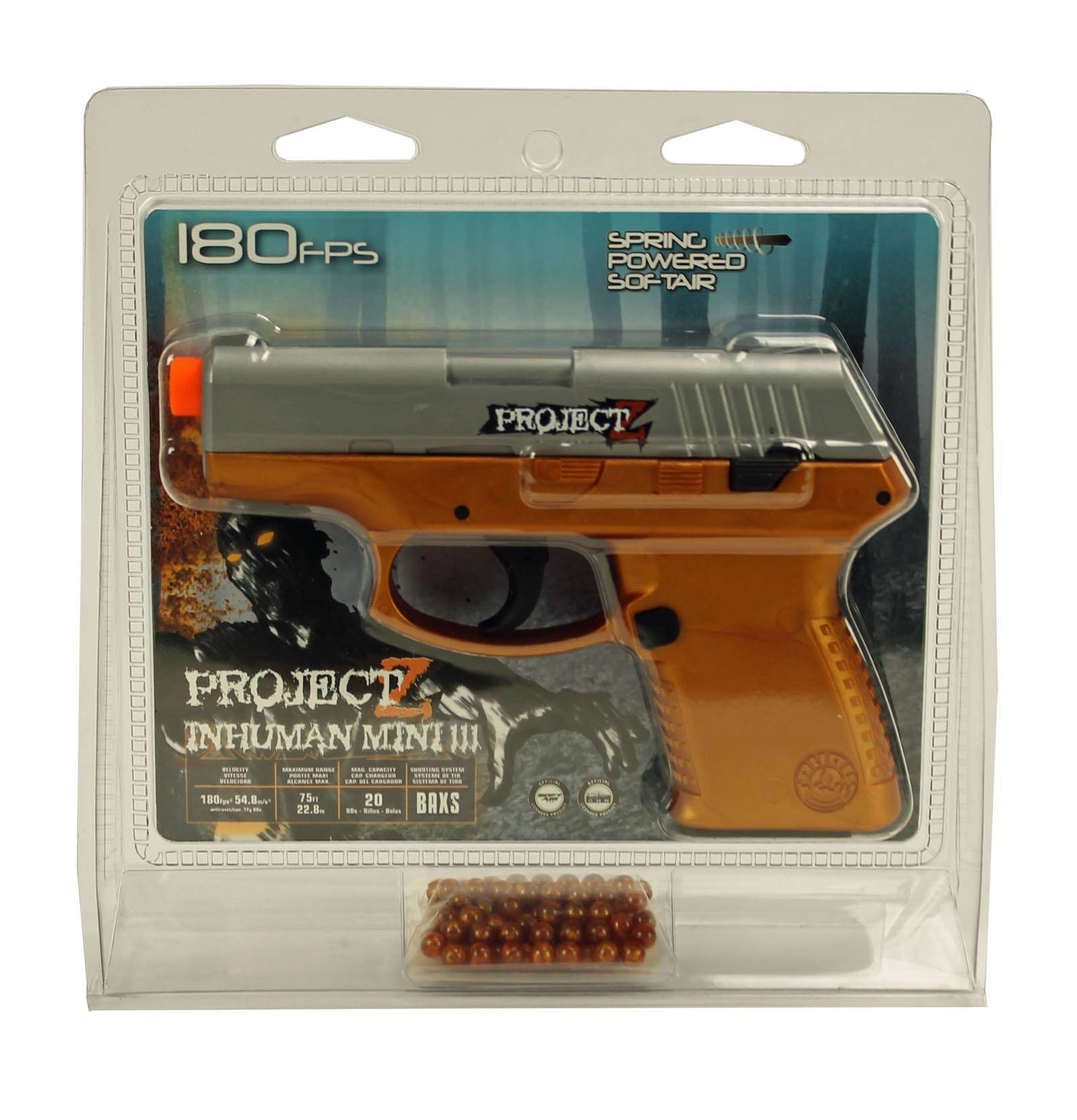 Palco Project Z Inhuman 180 FPS Spring Powered Airsoft BB Hand Gun (Open Box)