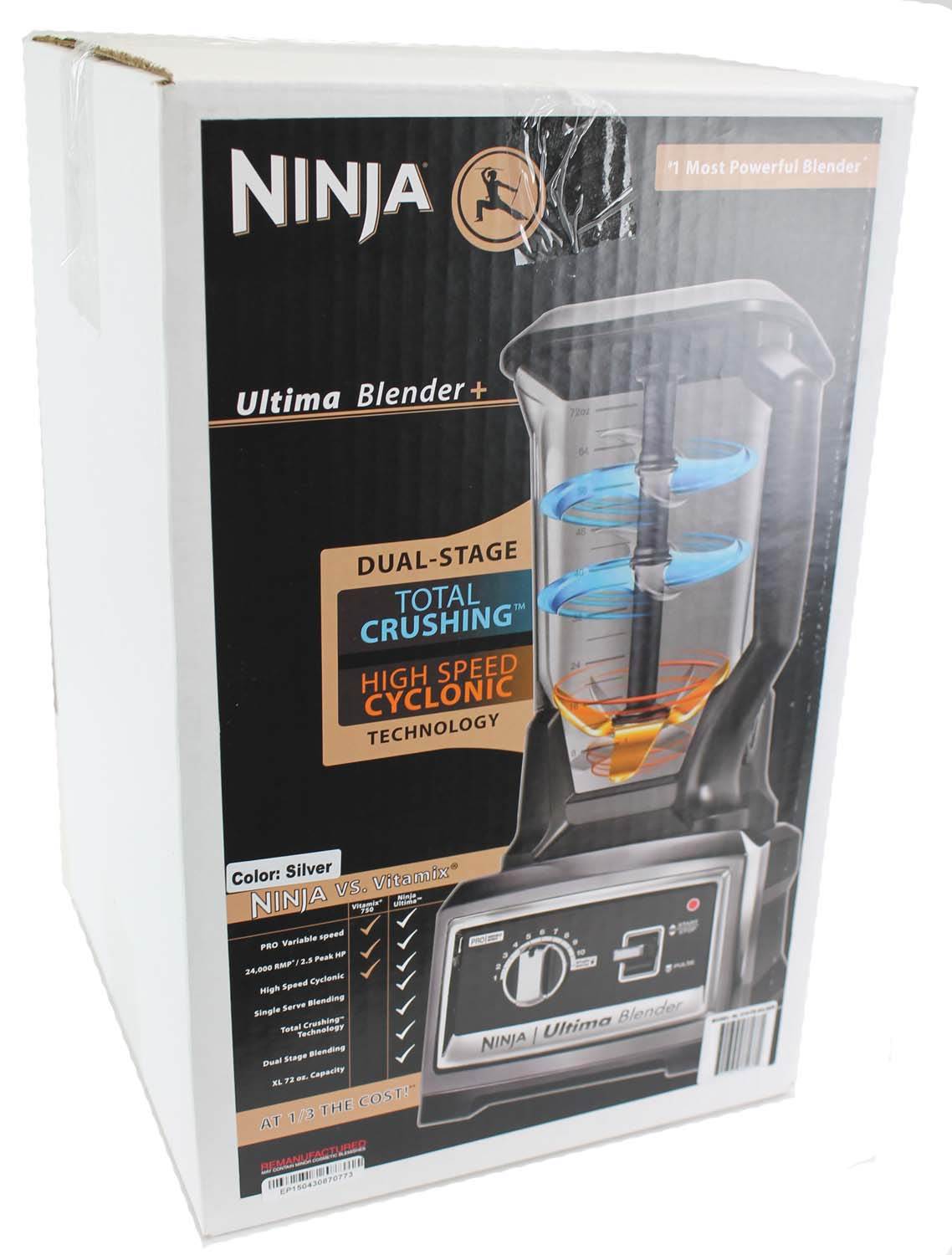 Ninja Ultima 1500W High-Speed Dual Stage 72-Oz Blender - Slightly Damaged