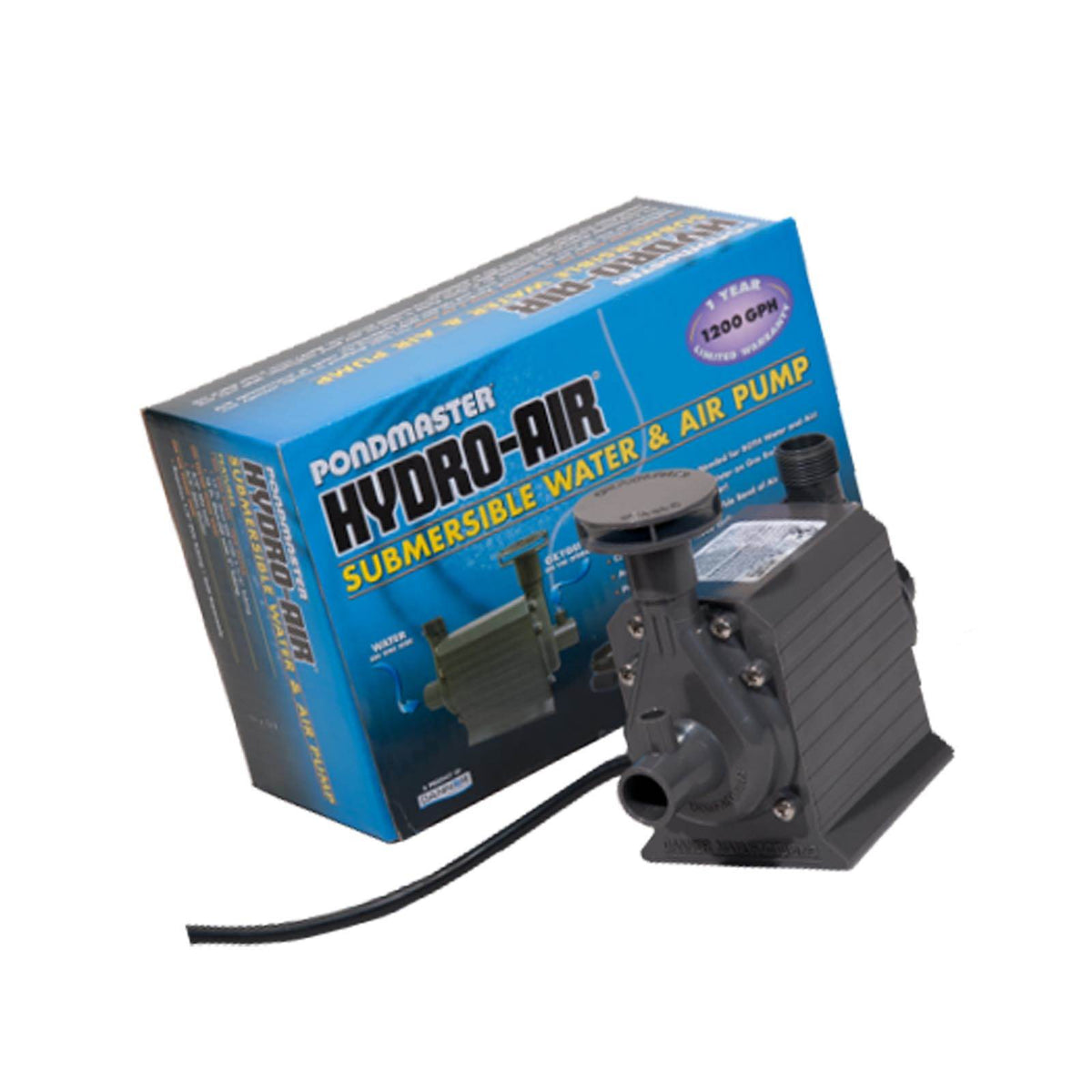 Pondmaster Hydro-Air Submersible Water & Air Combination Pond Garden Pump| 02795