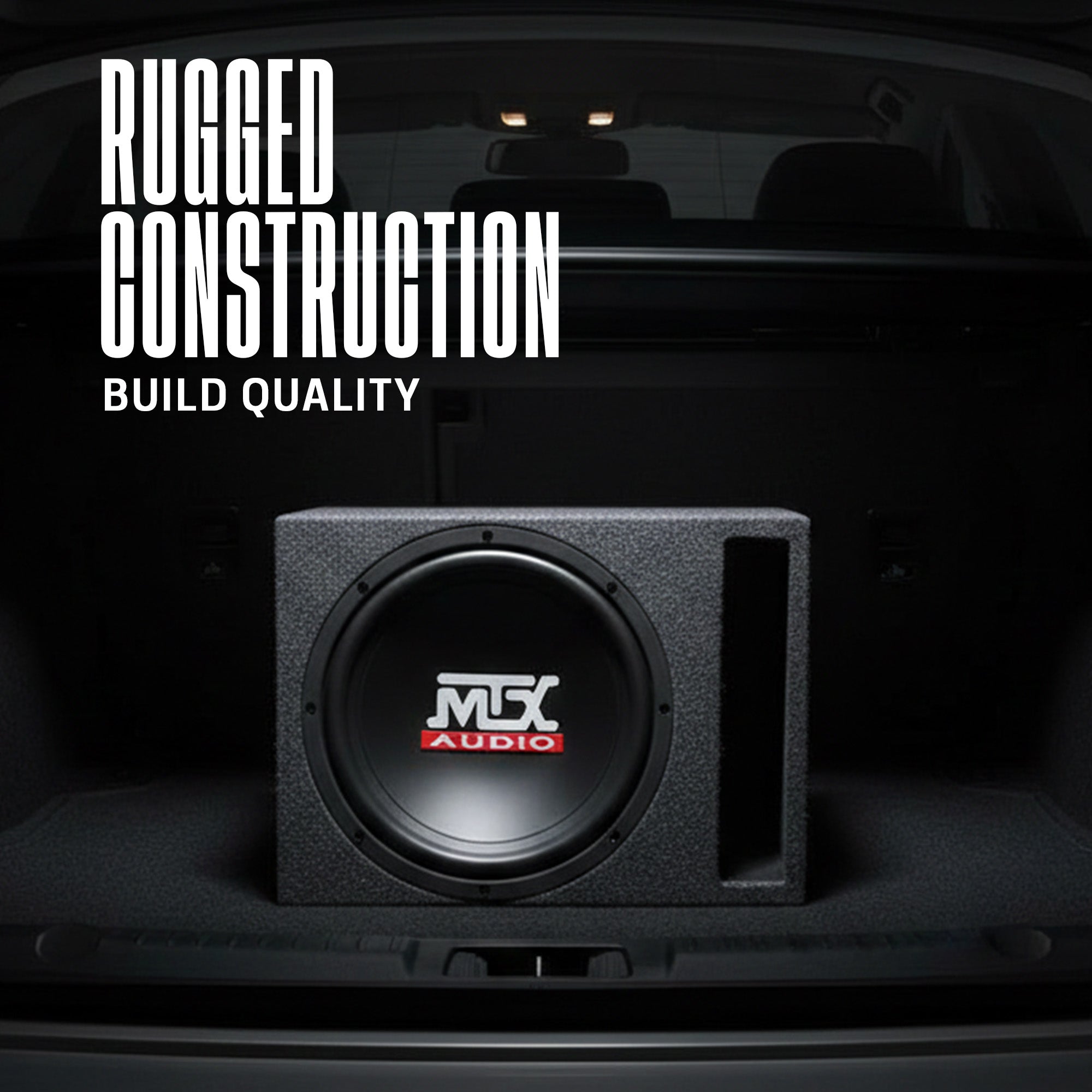 MTX Audio TN10-04 10 Inch Car Subwoofer with TN1004 Vented Ported Enclosed Box