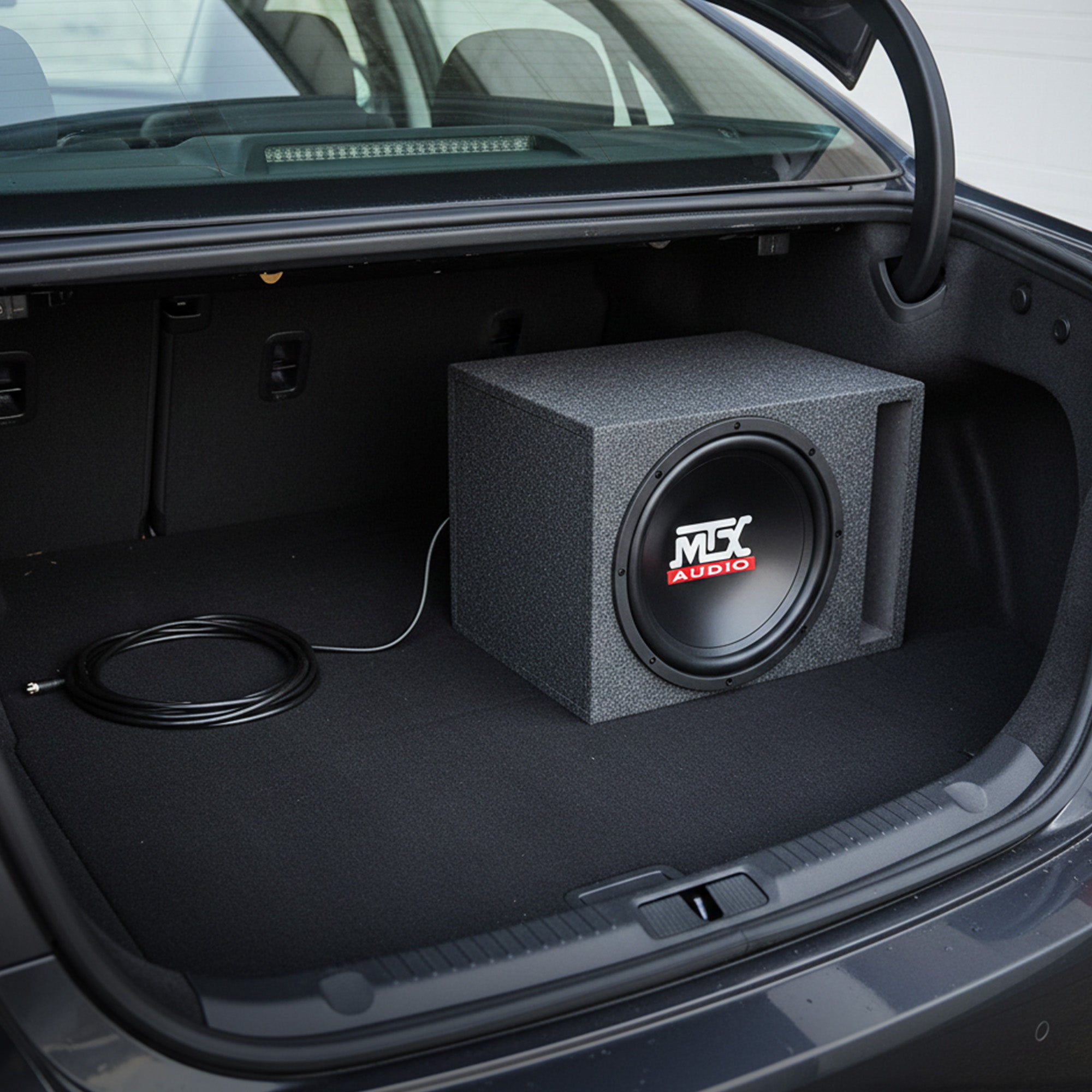 MTX Audio TN10-04 10 Inch Car Subwoofer with TN1004 Vented Ported Enclosed Box
