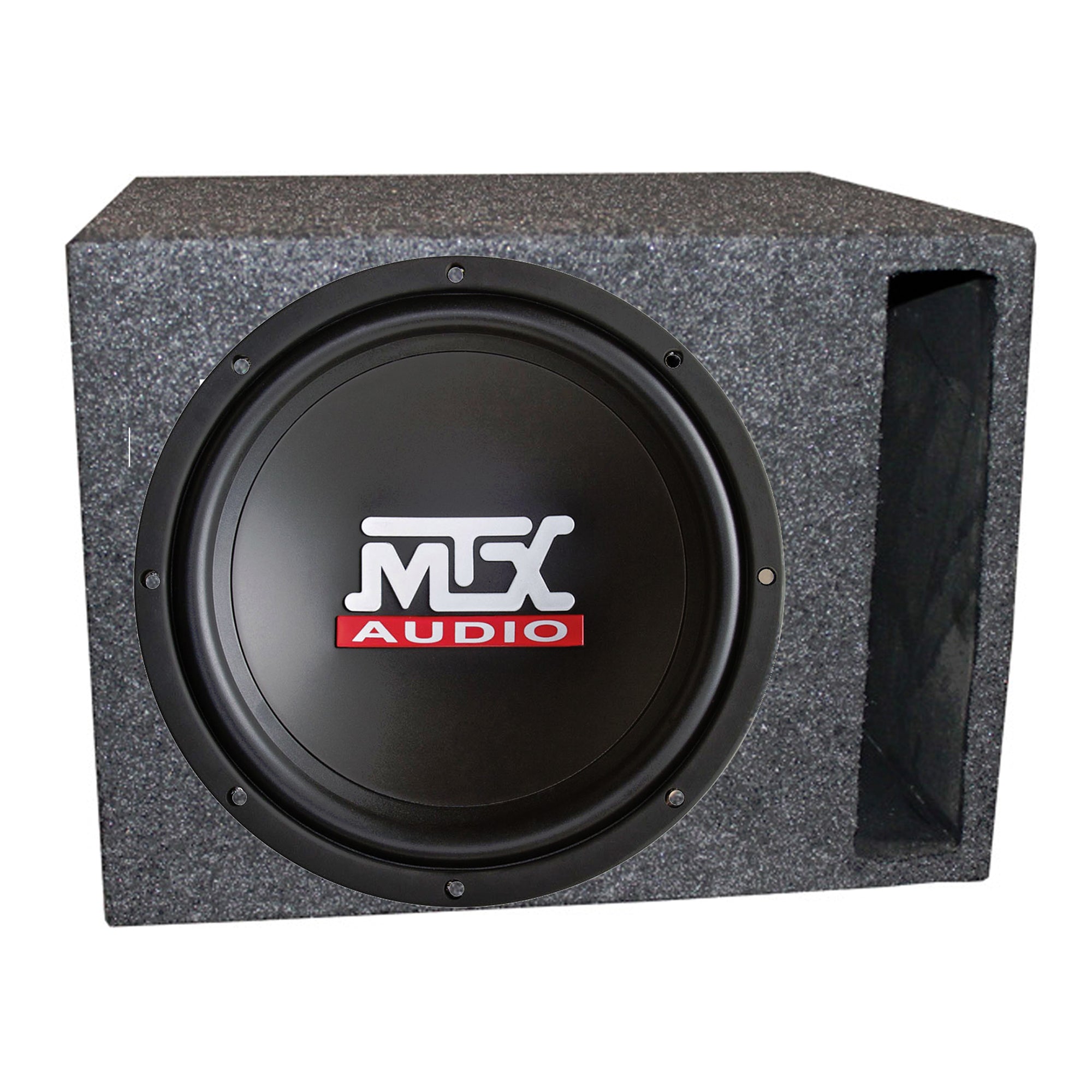 MTX Audio TN10-04 10 Inch Car Subwoofer with TN1004 Vented Ported Enclosed Box