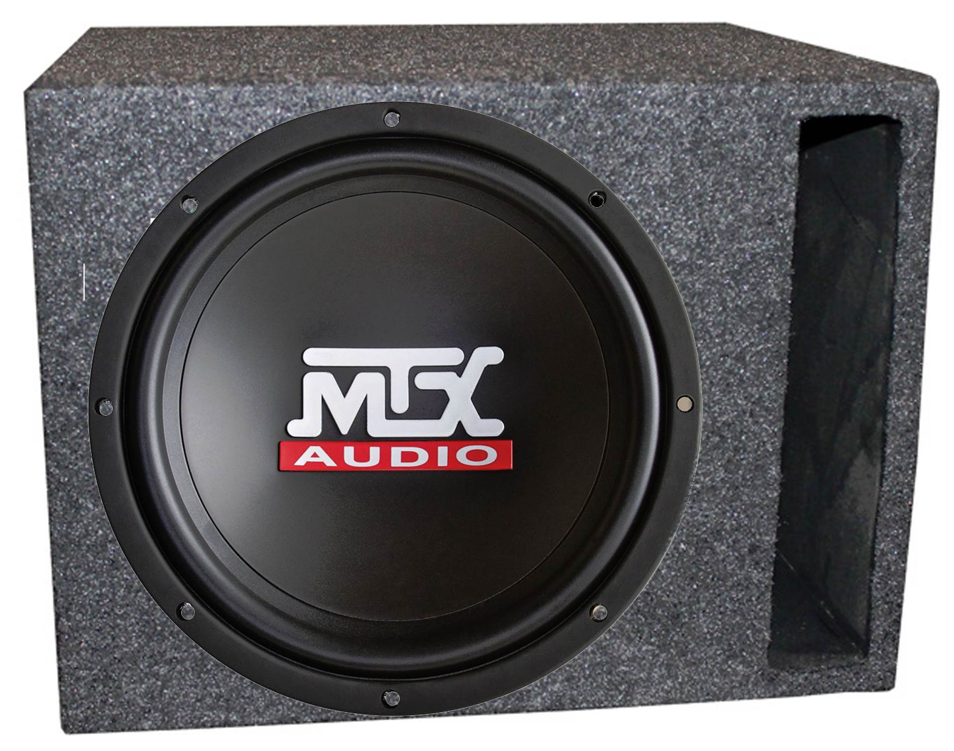 MTX AUDIO TN10-04 10" 300W Car Subwoofers TN1004 + Vented Ported Boxes