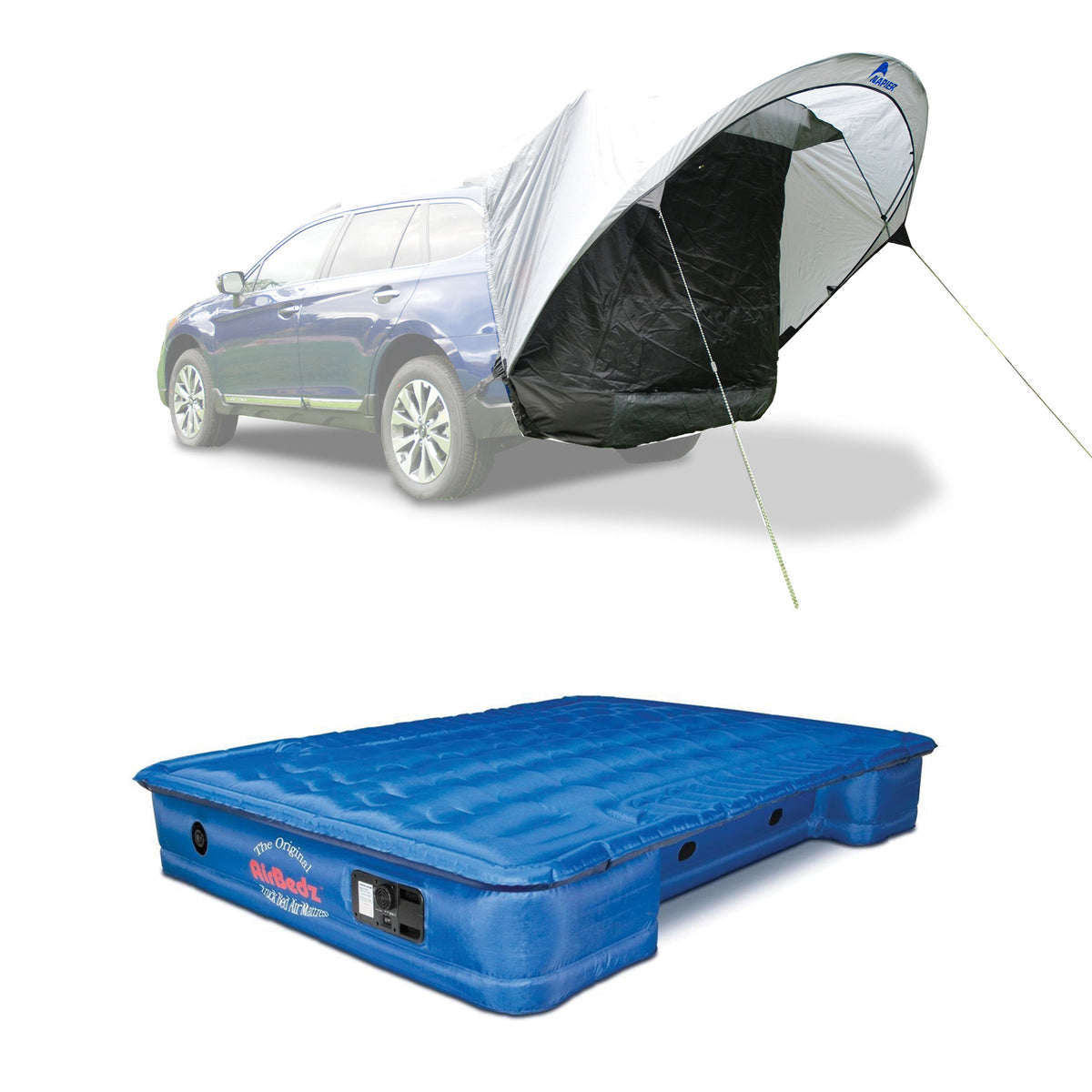 Napier Sportz Cove SUV Tent w/AirBedz Truck Bed Air Mattress Built in Pump,Short