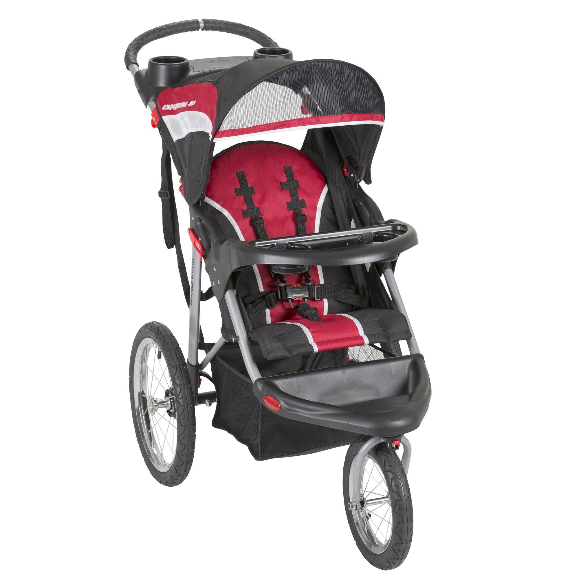 Baby Trend Expedition Jogger Folding Jogging Stroller Raven | JG84012 (Open Box)