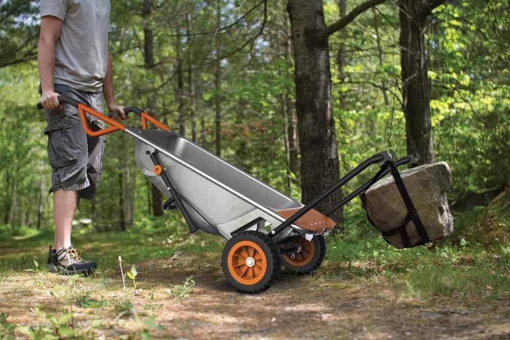 WORX WG050 Aerocart 8-In-1 Multifunction Wheelbarrow Dolly Garden Cart (Used)