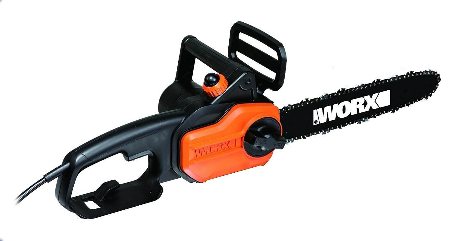 WORX WG305 8.0 Amp 110 Volt 14" Lightweight Durable Electric Chainsaw - Used