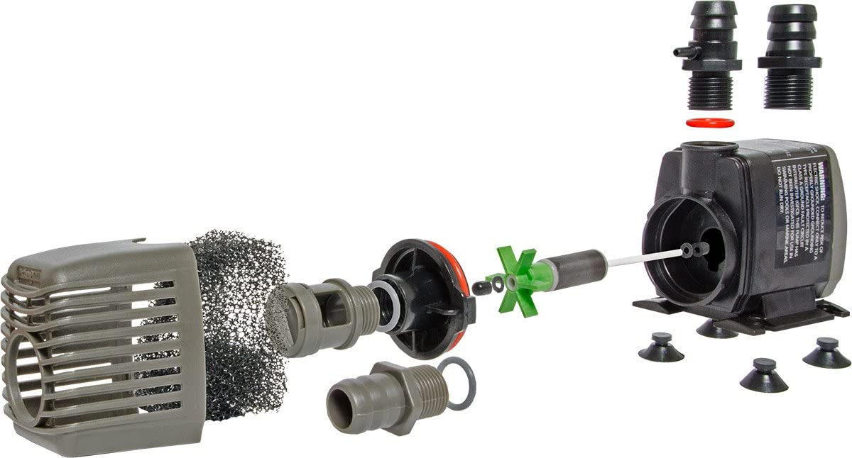 HYDROFARM Active Aqua 400 GPH Submersible Hydroponics Water Pump Pond (Open Box) - VMInnovations