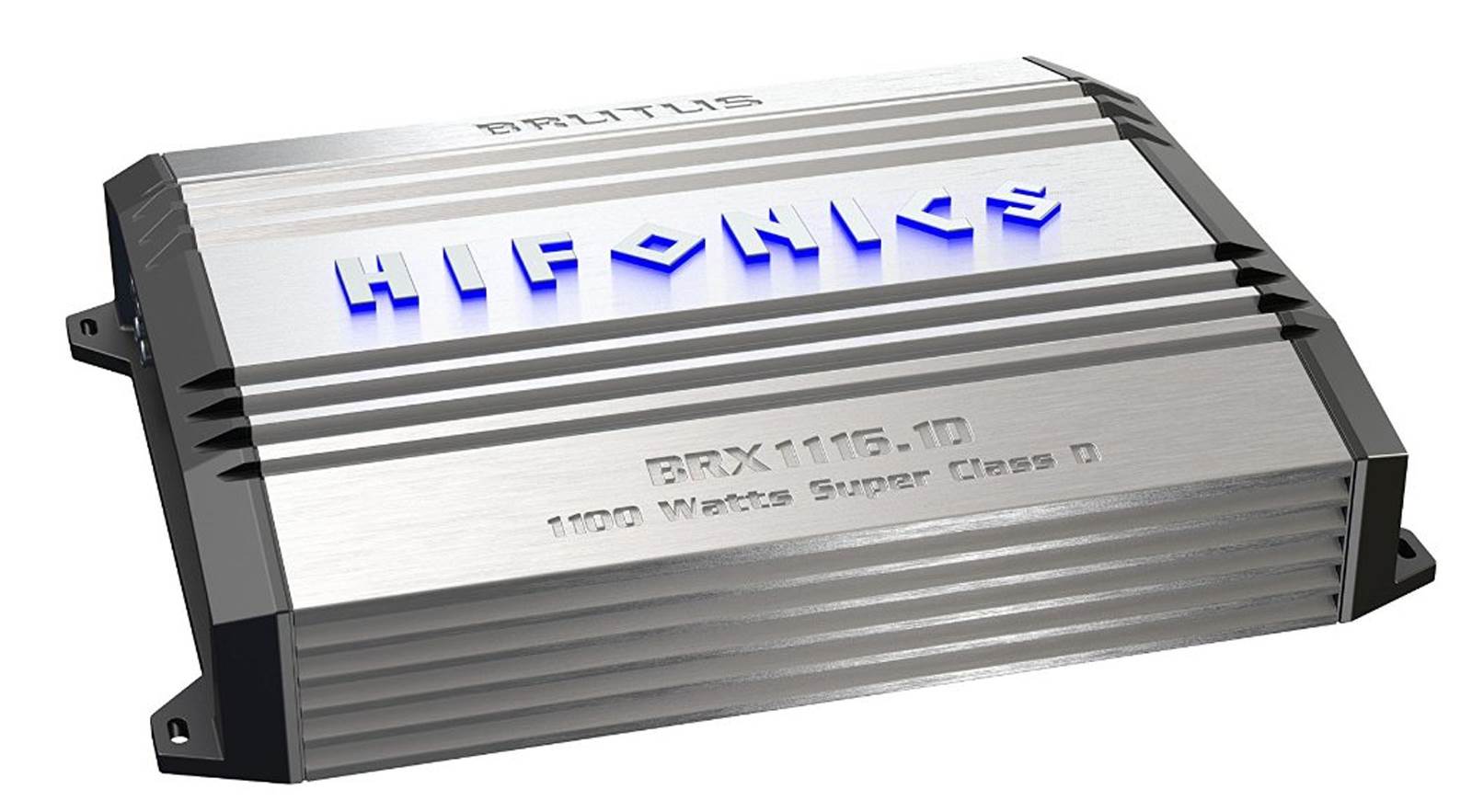 Hifonics BRX1116.1D Brutus MONO 1100 Watt Class D Car Amplifier Amp + Wiring