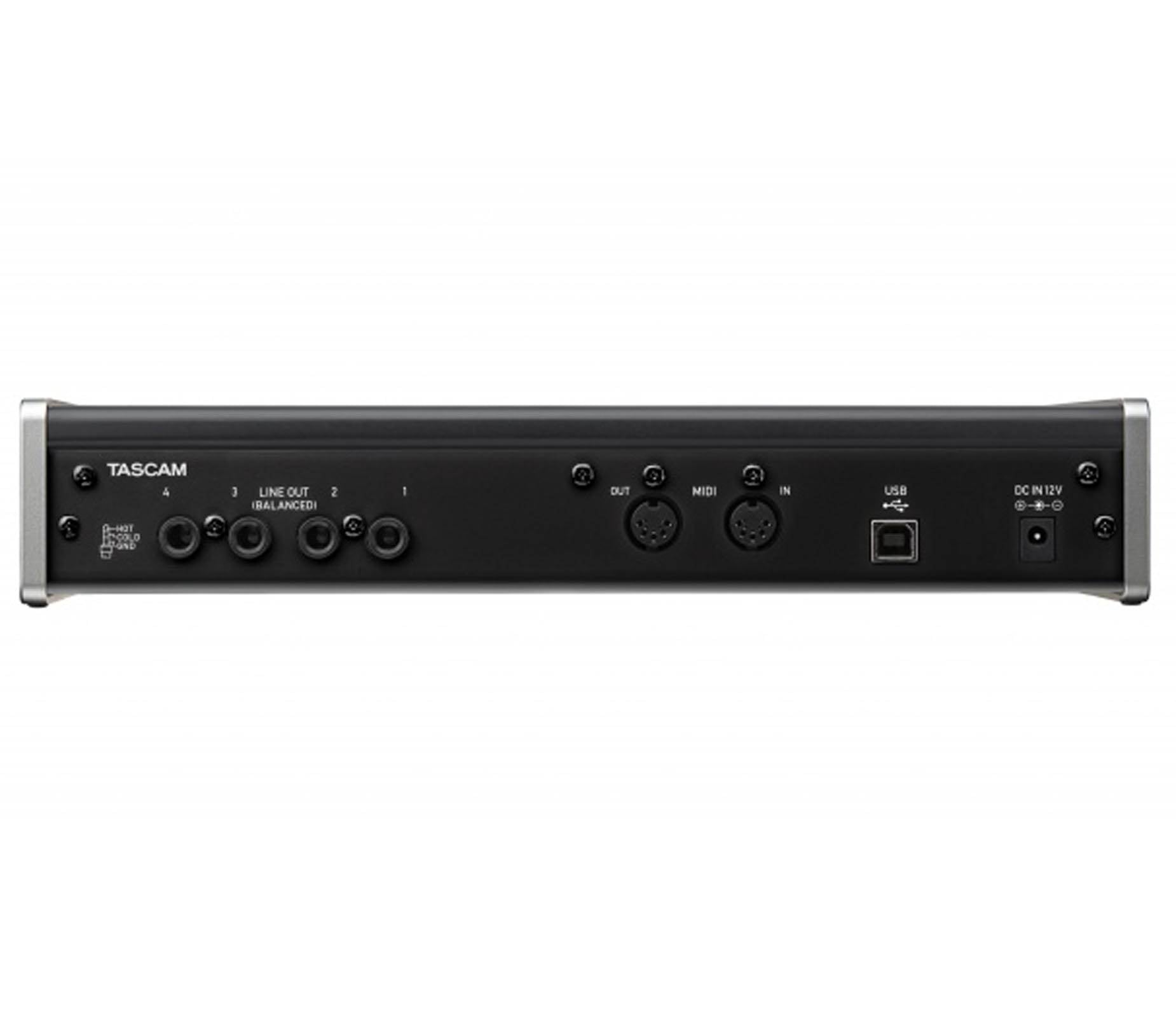 TASCAM US-4X4 4 Channel USB 2.0 Audio/MIDI Recording PC Interface w/ Software