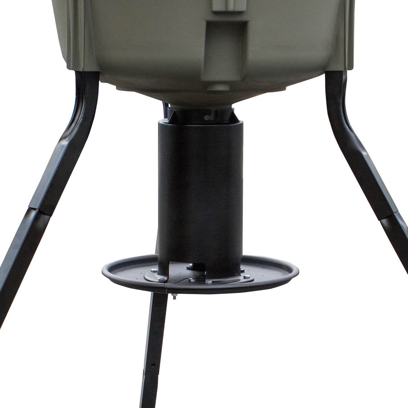 Moultrie Easy Lock 30 Gallon UV Resistant Tripod Game Deer Feeder (Defective)