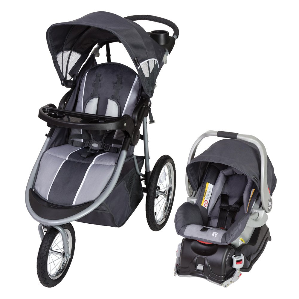 Baby Trend Cityscape Lightweight Infant Jogger Stroller Travel System, Moonstone