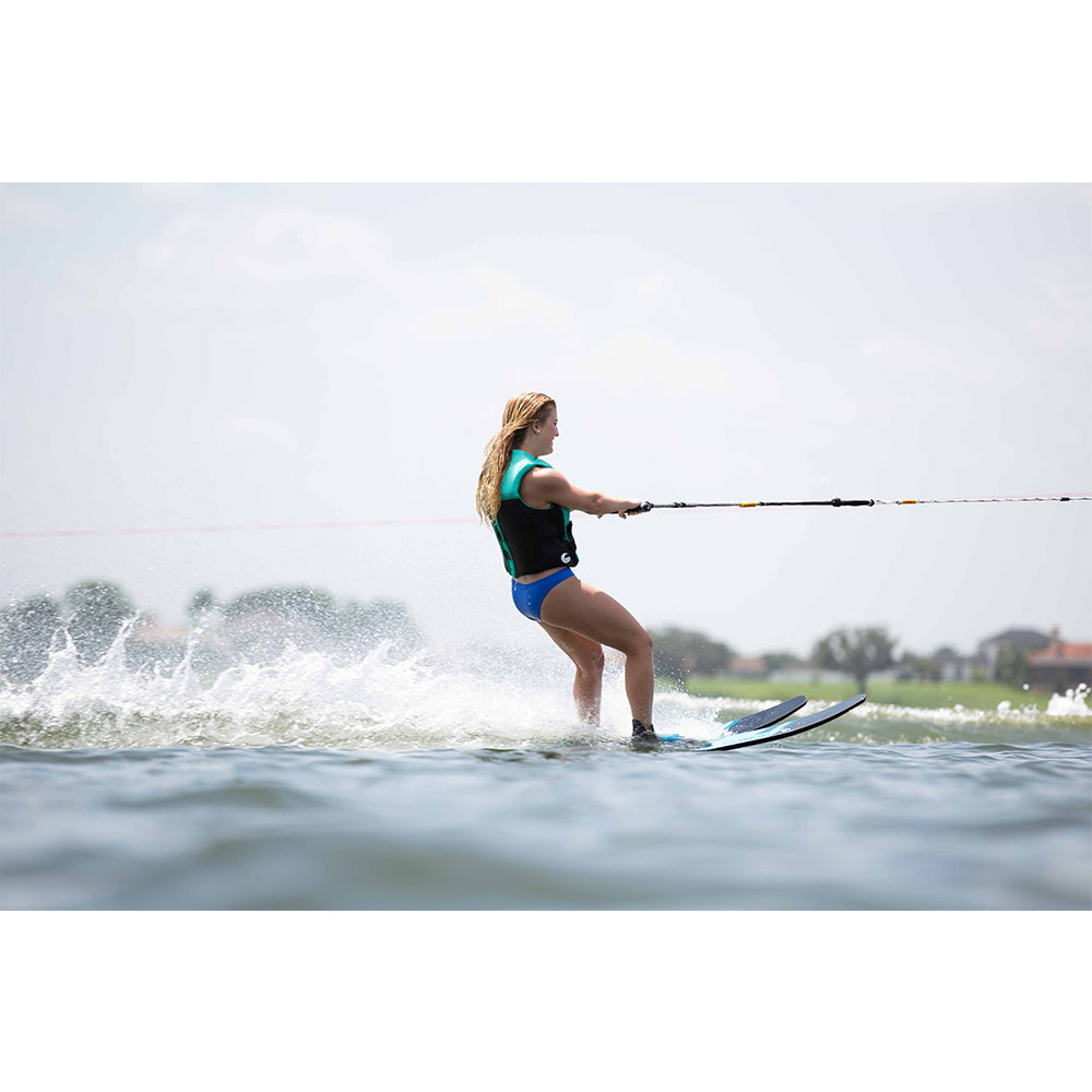 CWB Connelly Quantum Waterskiing Skis with Bindings 68-inch, Blue (Open Box)
