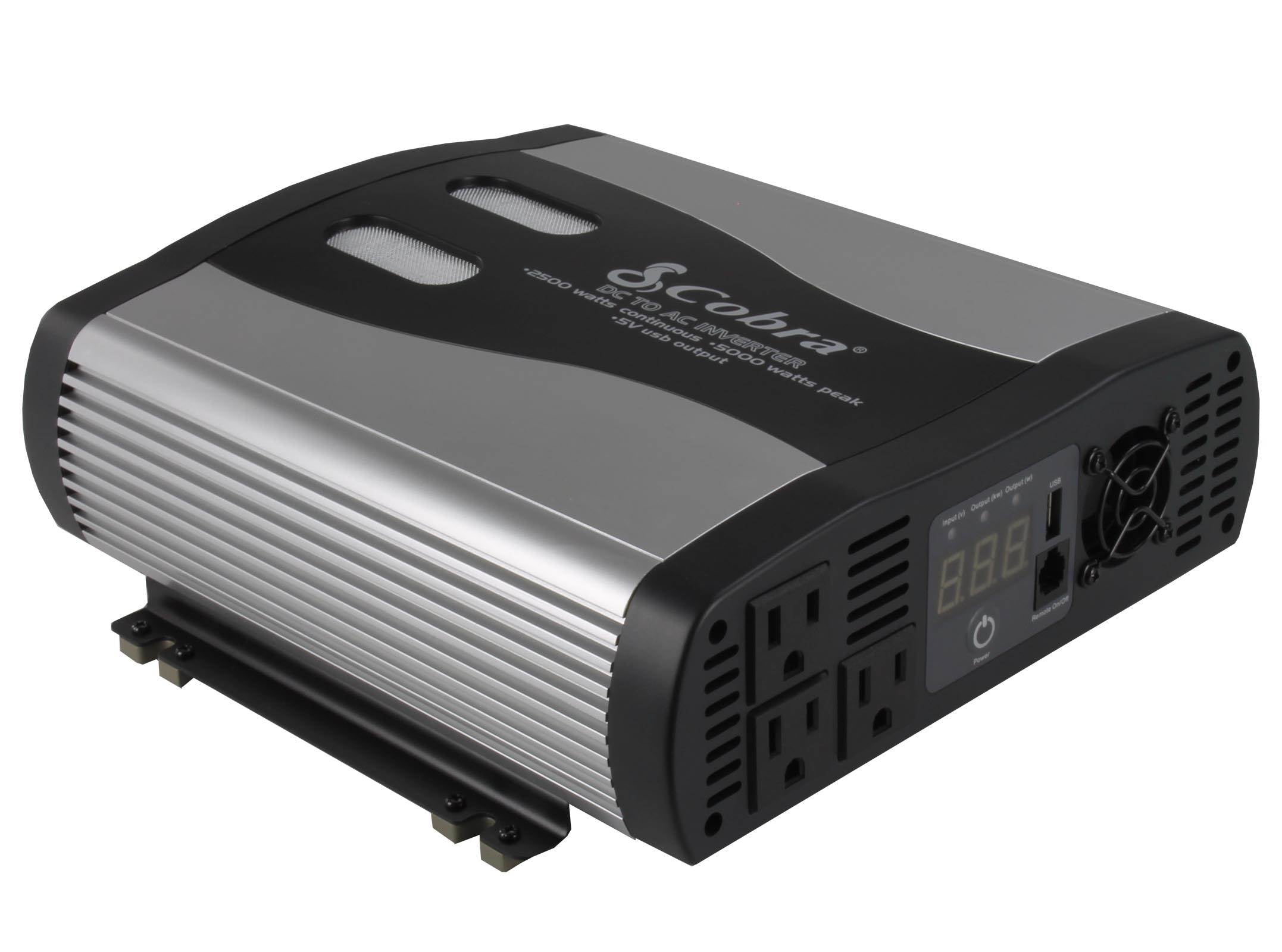 COBRA 2500 - 5000 Watt Power Inverter Car 12V DC to 120V (Open Box)