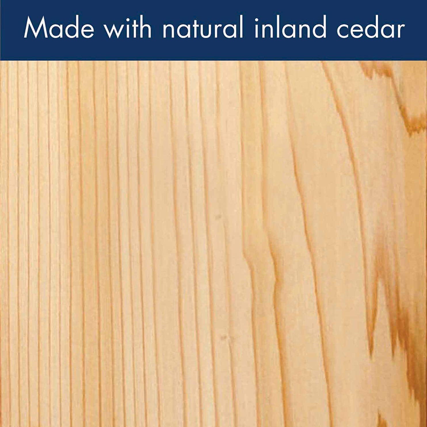 Woodlink Deluxe Cedar Wood Hanging Bird Feeder with Cable & Suet Cages (2 Pack)