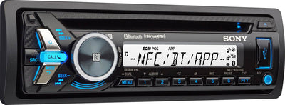 Sony MEX-M70BT CD/MP3 USB/AUX Marine Boat Wireless Receiver & 2) 6.5" Speakers