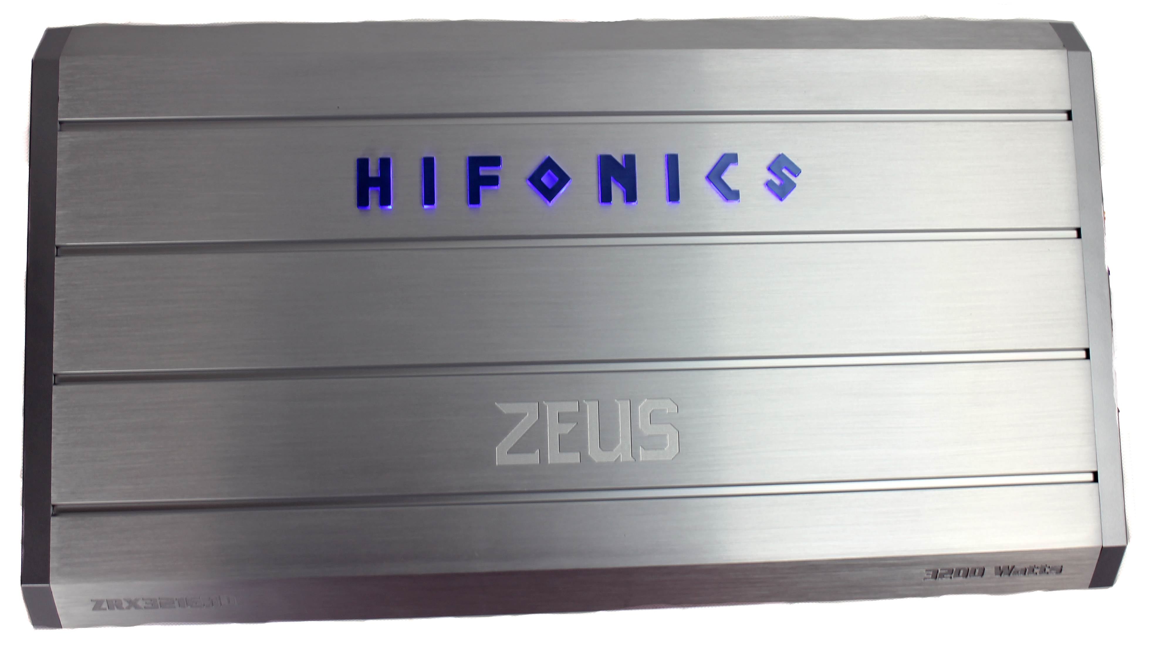 Hifonics Zeus ZRX3216.1D 3200 Watt RMS Monoblock Amp Class D Amplifier + Wiring