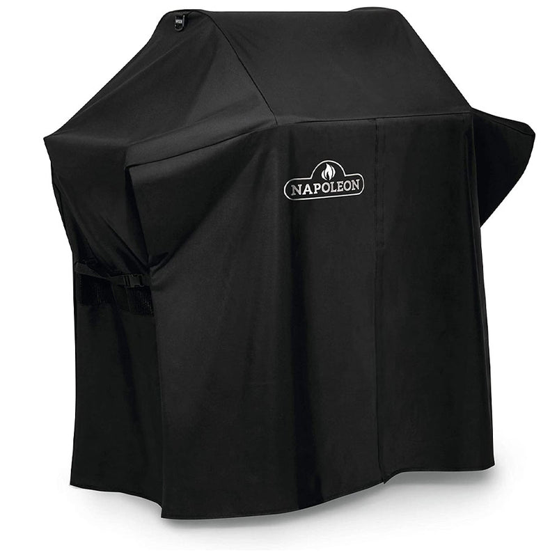 Napoleon 61527 Rogue 525 Vented All Weather Waterproof BBQ Grill Cover, Black