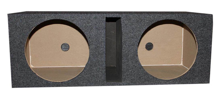 HIFONICS 12" 1600W Car Audio Subwoofer Speaker, 2 Pack & QPower Ported Enclosure - VMInnovations