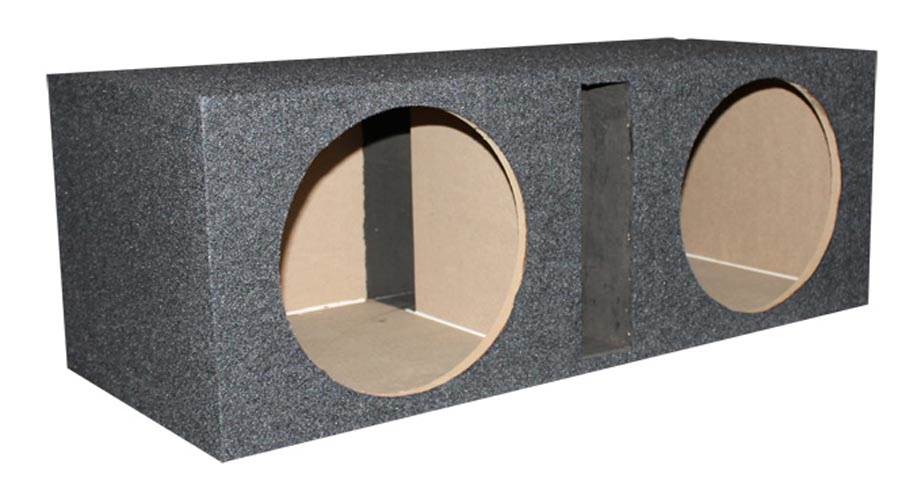 HIFONICS 12" 1600W Car Audio Subwoofer Speaker, 2 Pack & QPower Ported Enclosure - VMInnovations