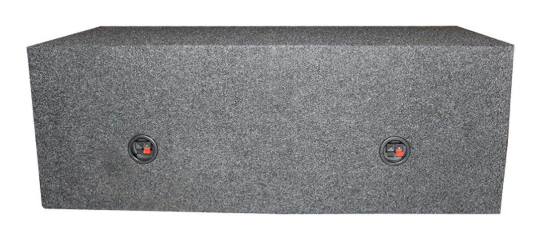 HIFONICS 12" 1600W Car Audio Subwoofer Speaker, 2 Pack & QPower Ported Enclosure - VMInnovations