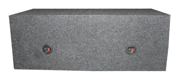 HIFONICS 12" 1600W Car Audio Subwoofer Speaker, 2 Pack & QPower Ported Enclosure - VMInnovations