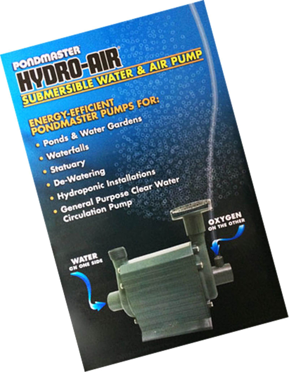 Pondmaster Hydro-Air Submersible Water/Air Combination Pond Garden Pump | 02795