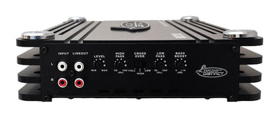 NEW Lanzar DCT252 3000 Watt Amp 2 Channel Car Audio Amplifier + 4 Ga Wiring Kit