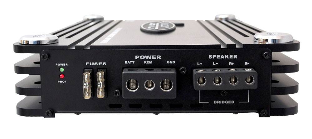NEW Lanzar DCT252 3000 Watt Amp 2 Channel Car Audio Amplifier + 4 Ga Wiring Kit