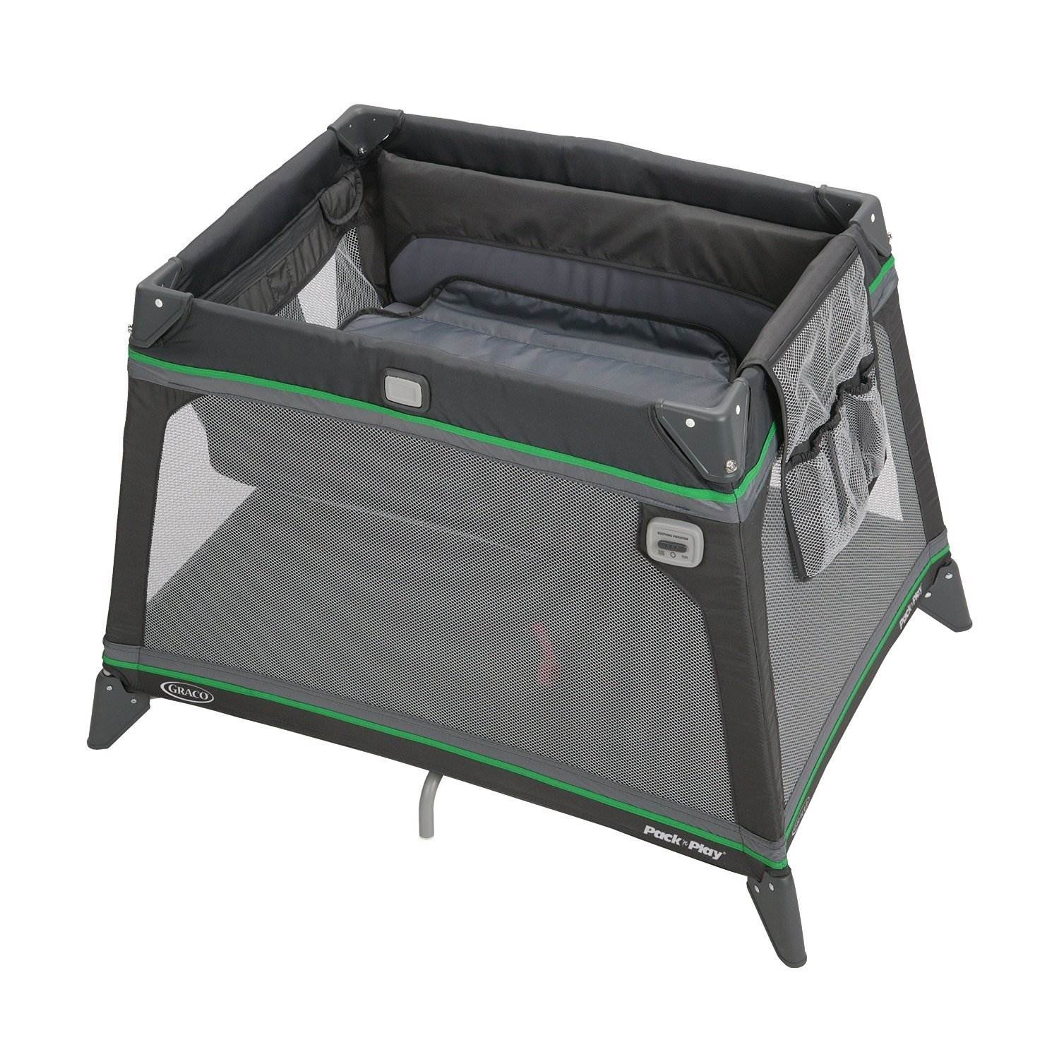 Graco Pack 'n Play Folding Compact Baby Playard Jetsetter - Fern | Open Box