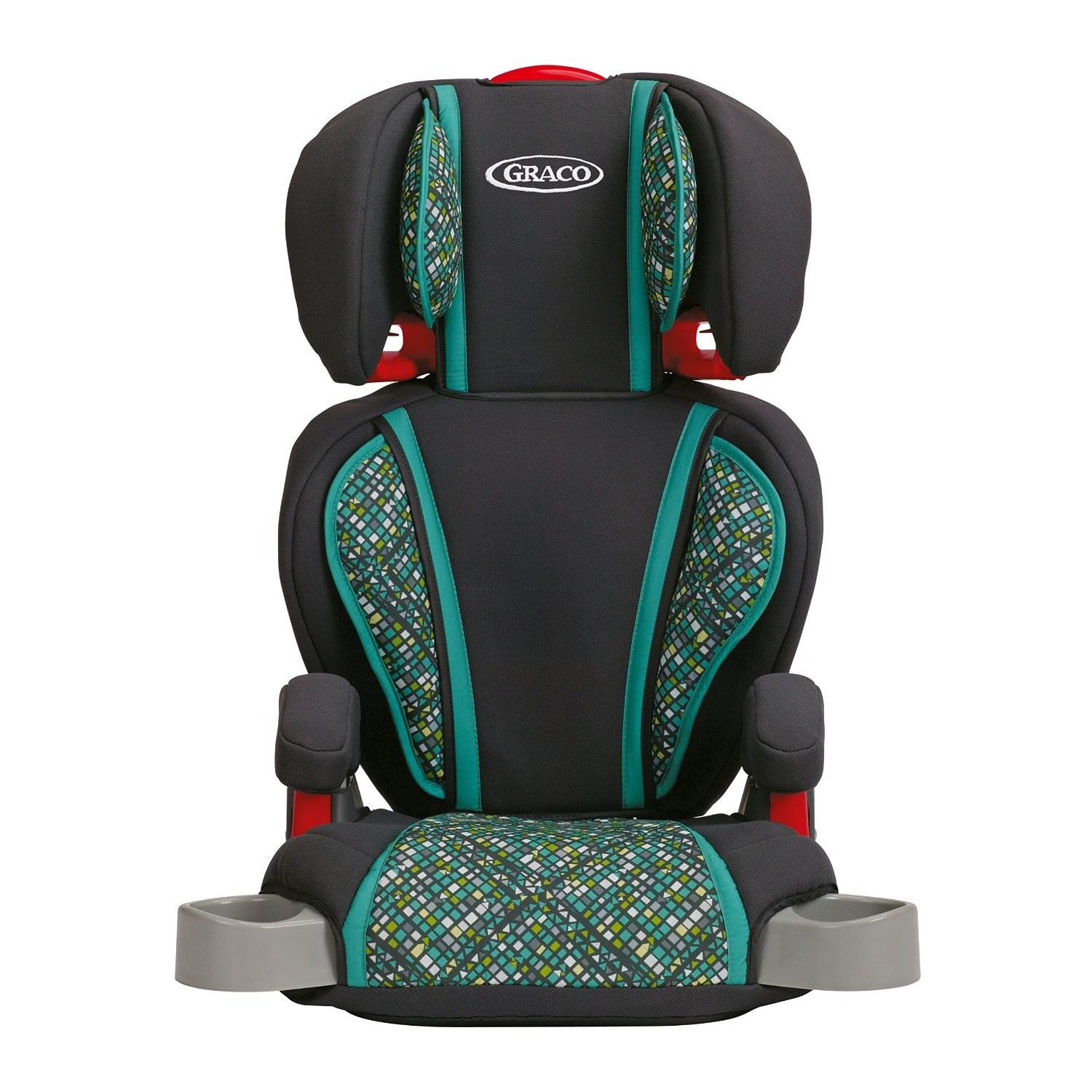 Graco Highback Turbo Booster Kids 30-100 lbs Car Seat Mosaic 1834909 (Open Box)