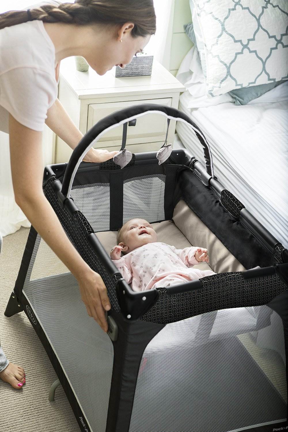 Graco Pack 'n Play Folding Compact Playard Nimble Nook - 1932548 - Open Box