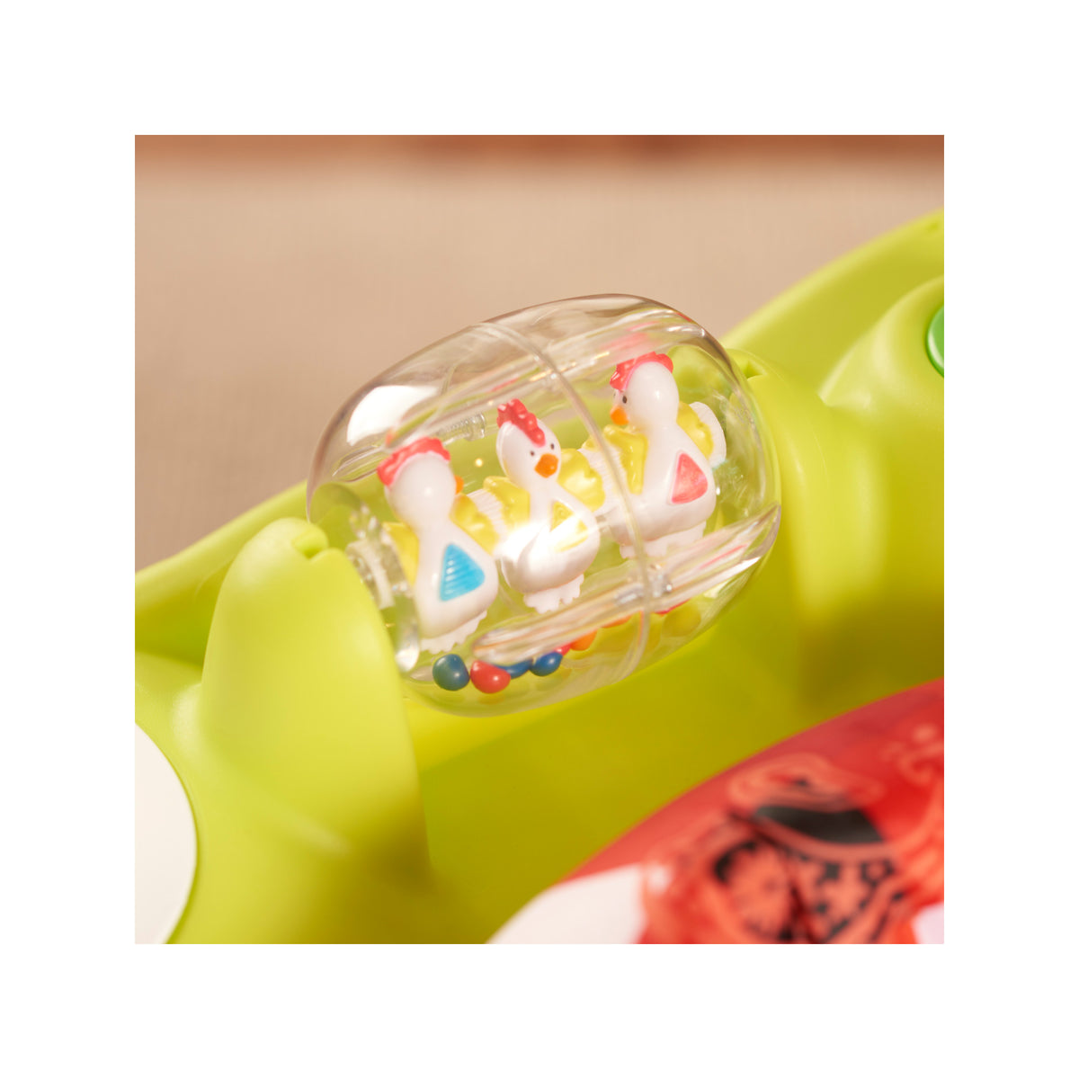 Evenflo ExerSaucer Playful Baby Bouncer Saucer Activity Center, Green (Open Box)