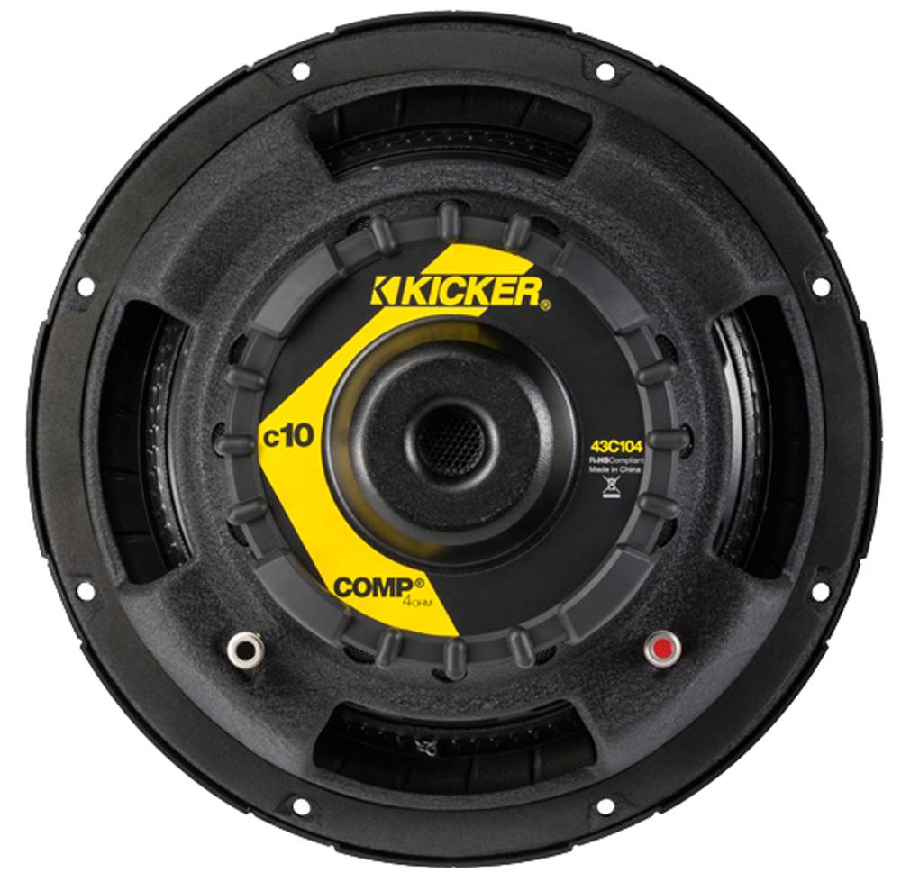 Kicker 10" 600W Subwoofer Pair w/ Dodge Ram Quad Sub Box & 1100W Amplifier & Kit - VMInnovations