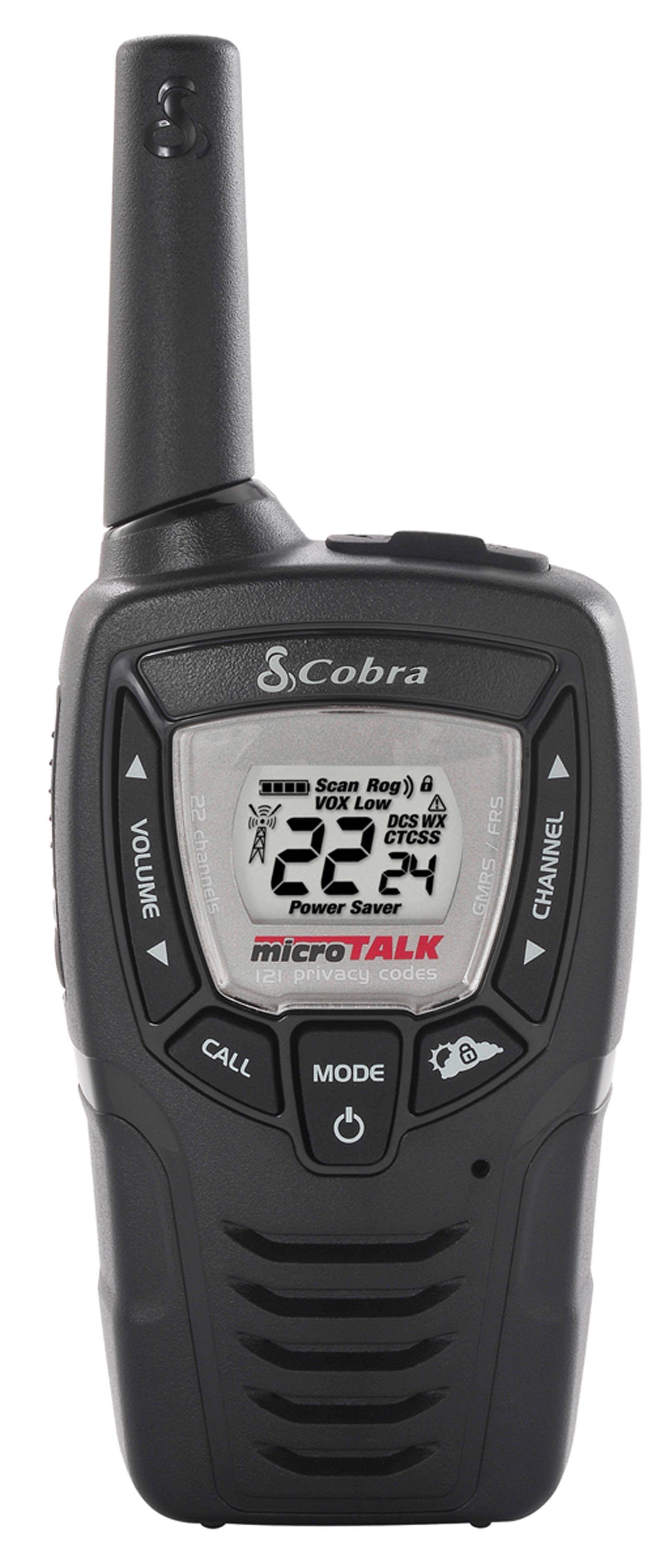 (2) COBRA MicroTalk 23 Mile 22 Ch FRS/GMRS Walkie Talkie 2-Way Radios - Open Box
