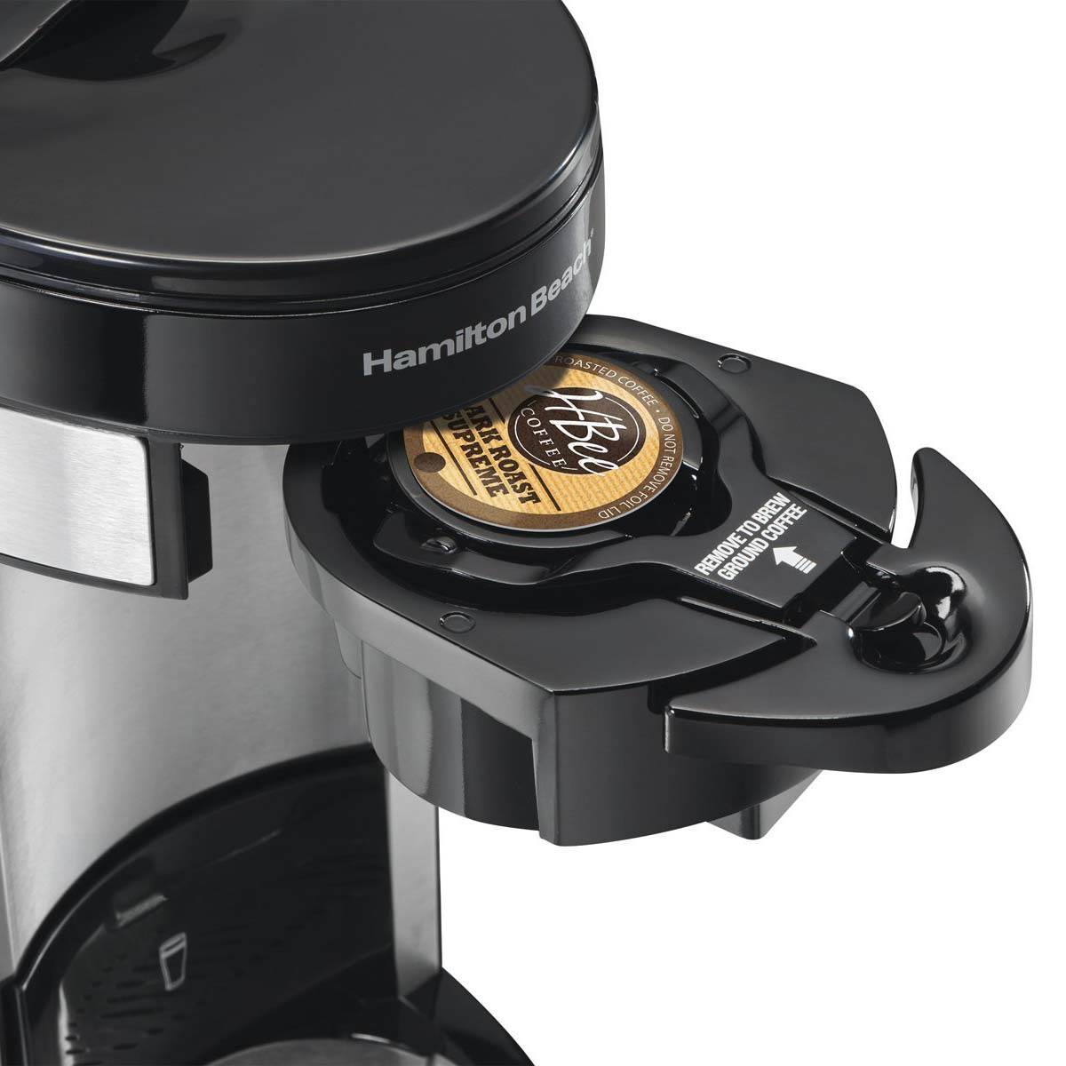Hamilton Beach FlexBrew 1 Cup Coffee Maker + Smooth Touch Electric Can Opener