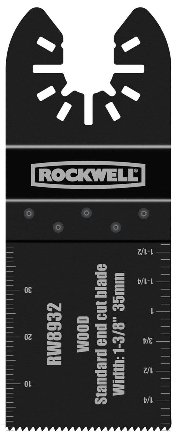 Rockwell RW8932 1-3/8-Inch Sonicrafter Standard Wood End Blade Universal Fity